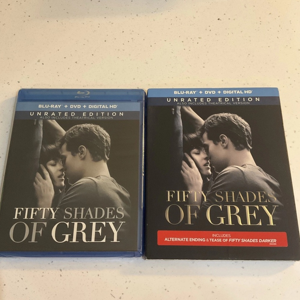 Sealed new Fifty Shades of Grey Blu-ray Disc unrated